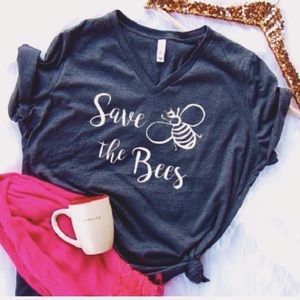 Save the  Bees TShirt Triblend Graphic Tee NWT